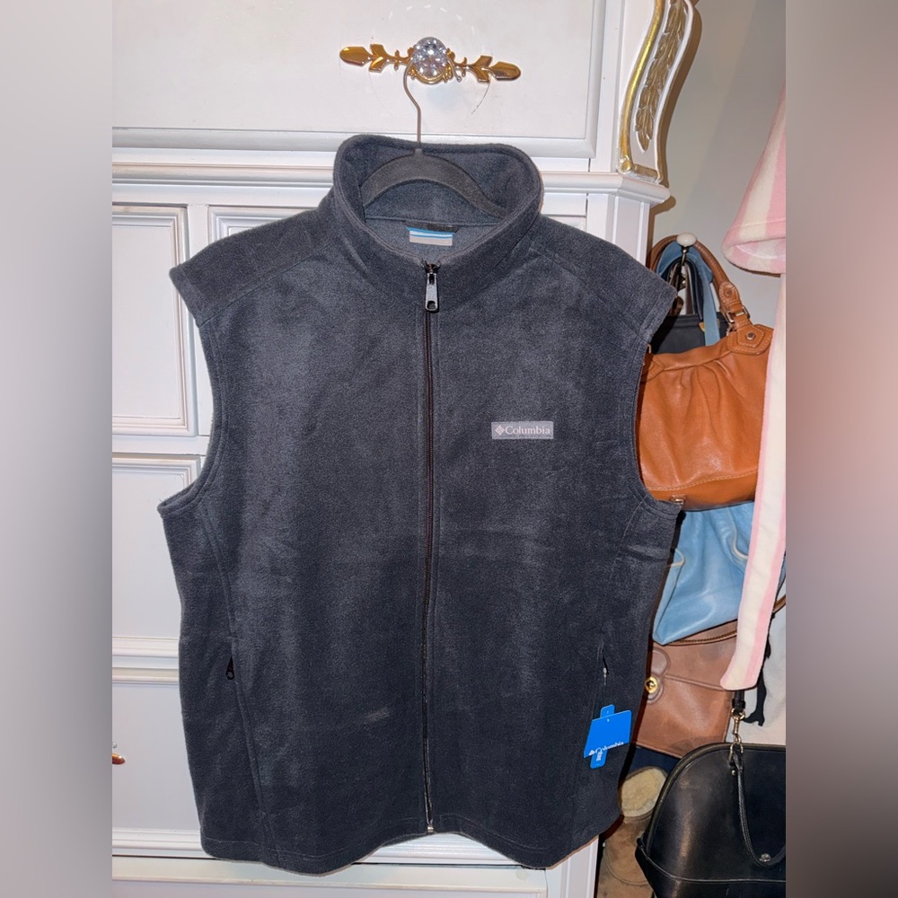Men’s Columbia Steens Mountain™ Fleece Vest, Navy, Size Medium, New With Tags - Picture 10 of 17
